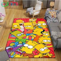 Karštas animacinis TV personažas Spausdintas kilimas Lauko kilimas Plotinis kilimas Neslystantis kilimas Miegamojo dekoras Kilimas The-A-Simpsons kambariui Dovana 40x 60cm