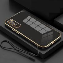 For vivo V20 SE dėklas Vivo Y70 telefono dėklas V20SE prabangus dengtas tiesaus krašto minkštas TPU dangtelis V2022 V2023 apsaugantis nuo smūgių kamerą Coque For vivo V2023&Case & Strap gray
