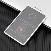 Tesla raktų kortelės dėklas Model 3, Model Y ir Model X nuotolinio valdymo pulteliui sidabras