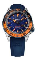 Laikrodis MARINE GMT Mechaninis Automatinis Vyniojimas Ribotas leidimas 88 vnt. Mėlynas [KENTEX] S820X-06 Vyriškas mėlyna