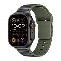 Sportiniai Dirželiai Apple Watch Ultra 2 Juosta 49mm 45mm 46mm 44mm 42mm 40 41mm riešo Apyrankė correa IWatch Series 10 SE 9 8 7 6 5 4 42 44 45 49 S10-46mm black