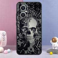 Gothic Skull Funda For OPPO Reno 12 F 11F 13F 14F 10 11 13 14 Pro 7 8 Lite OPPO Find X9 X6 X5 X8 Pro Case OPPO Find X9 Pro gray