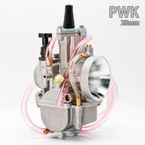 Alconstar- PWK 21 24 26 28 30 32 34mm Motorcycle Carburetor Carb with Air Filter ATV Buggy Quad Dirt Bike fit 2T 4T JOG DIO 28mm gray