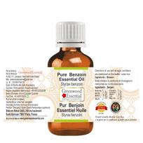 Greenwood Essential Benzoin Essential Oil (Styrax benzoin) Pure | Viscous Texture | Rich Aroma | Unisex | All Skin Types |Natural Extract Steam D white