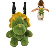 Fashion Toys Backpack Series Dinosaur Cute Panda Backpack Plush Toy Popular Interesting For Boys Girls Outdoor Accessories beige