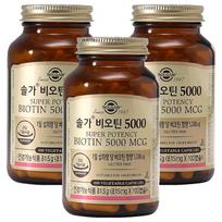 Solgar Biotin 5000 100 Tablets 3 pcs