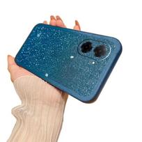 Prabangus blizgantis silikoninis telefono dėklas Xiaomi Redmi A5 4G A 5, skirtas RedmiA5 Turbo 4 Pro POCO C71 F7 Ultra X7, objektyvo kameros apsauginė plėvelė, skaidrus rėmelis For POCO F7 Pro mėlyna