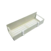Magnetic Refrigerator Spice Rack, Punch-Free Movable Kitchen Storage Organizer white