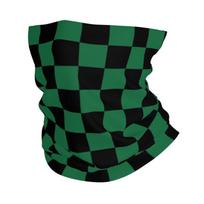 Geometrinis languotas raštas Bandana Kaklo šildytuvas Moterims Vyrams Žiemai Žygiai Stovyklavimas Vamzdelio formos šalikas Gaiteris Motociklo Veido apsauga