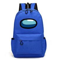 Fun And Fashionable Among Us Cartoon Backpack With Adjustable Shoulder Straps And Spacious Interior For Kids mėlyna