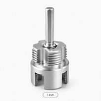 1/2 3/4 1 Inch PVC PPR Pipe Threading Tool Internal External Thread Maker Tap Die Set for Water Pipe Repair Single or 3PCS Set gray