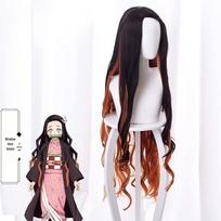 Demon Slayer Cosplay Wigs: Shinobu, Nezuko, Kanao, Giyu Series black