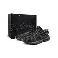 Adidas Originals Yeezy Boost 350 V2 Galaxy Full Of Stars Cushioning, Wear Resistant Low top Casual Shoes Unisex Black HQ4540(Team499-S-BOX) 38 black