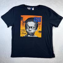 Nas Illmatic Graphic T-Shirt HM Divided Black Hip Hop Rap Tee Mens Large Unisex T-Shirt S orange