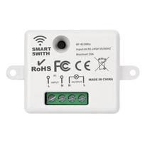RF 433MHz Belaidis Nuotolinio Valdymo Jungiklis AC 110V 220V 1Kanalo RF Relės Imtuvo Modulis Jungiklis LED Šviesos Lempoms Ventiliatoriams DIY prancūziškos smėlio spalvos