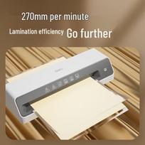 Deli A4 Laminator CN plug (adapter included) beige