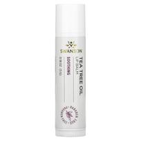 Swanson, lip balm, tea tree oil, 5g (0.18oz) white
