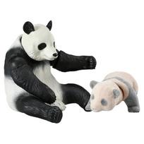 Takara Tomy Ania AL-27 Giant Panda Parent and Child Animal Dinosaur Toy Ages 3+ black