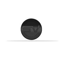 3D Metalinis automobilio priekinės grotelės S/VR logotipo dekoracija, galinės bagažinės SV emblemos lipdukai La-nd R-over Ra-nge Ro-ver Sport B Badge Sticker black