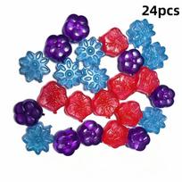 8/24 vnt. daugkartinio naudojimo plastikiniai ledo kubeliai, greitai vėsinantys, dirbtiniai ledo kubeliai, ledo grūdeliai, įvairių formų, barui, kavai, vynui, kokteiliams A12 red