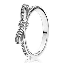 Originalus 925 sterlingo sidabro klasikinis ramunėlių žiedo formos žiedas su princesės „Wishbone“ formos žiedu moterims, skirtas mados papuošalams 5 white