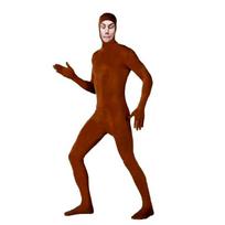 24 Zentai Nematomas kombinezonas Cosplay kostiumas Bodysuits Helovinas Karnavalas Kūną aptempiantis kostiumas Spandex Tampri Išnykstantis kombinezonas 140cm brown