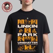 Linkin Park Unshatter Movie Poster The Hardest Part Of Ending Is Starting Again T-Shirt M black