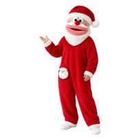 Boys Girls Christmas Costume Pajamas for Holiday Stage Performance M raudona