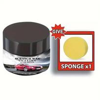 Car Scratch Repair Wax – Auto Paint Scratch Remover & Polish Coating, Erase Swirls Scuffs, Car Body Detailing Care 50ml yellow
