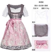 Halloween Carnival Bavarian Oktoberfest Costume, Sized Suspender Pants Outfit 2XL gray