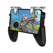 DATA FROG Mobile Phone Game Controller L1R1 Trigger Gaming Grip Joystick For PUBG 4.5-6.5 Inch iOS Android Smartphone 5 S3Pro-1pcs gray