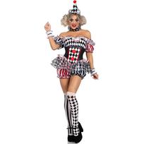 S-3XL Helovino moteriško klouno COS kostiumas Cosplay uniforma vakarėlio pasirodymo kostiumas įvairus klouno kostiumas kostiumas XXXL gray