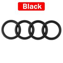 3D ABS Auto Front Grille Rear Trunk Auto Emblem Decoration Accessories For AUDI A1 A3 A4 A5 A7 A4L A6L A7L Q3 Q5 S3 RS5 Supercar Rear 192mm ARC juoda