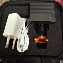 Adjustable 5W LED Dental Headlight with Magnifying Lens for Medical and Surgical Use gray