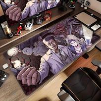 Žaidimo Dead by Daylight Gražūs raštai Biuro Kompiuterio Stalo Kilimėlis Stalo Klaviatūros Didelis Pelės Kilimėlis Nešiojamo Kompiuterio Pagalvėlė Neslystantis Dekoras 600x300x3mm