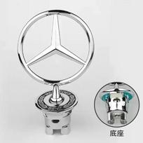 Car Engine Hood Emblem Front Bonnet Chrome Mark Accessorie For Mercedes Benz C E S Class W204 W205 W212 W213 W211 W220 W222 W223