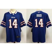 2026 NFL Buffalo Bills Second Generation Embroidered Short Sleeve Jersey Men Football Sports Game Training Shirt Blue No.14