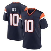 Denver Broncos NFL Football Jersey Mens Quick Dry Embroidered Team Uniform Size 2 Navy Blue 10