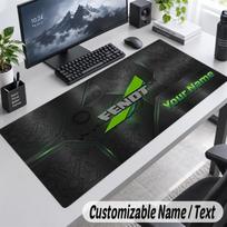 Custom Name Text Mouse Pad Fendt Personalized Desk Pad For Work And Gaming 30cmx80cm