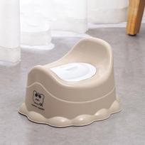 Anti-leakage Potty Girls Baby Hygiene Toilet Infant Urinal Basin Urination Plastic Pot Baby Urinal khaki-With Cover