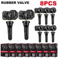 LAUNCH LTR-05 TPMS Sensor 315MHz/433MHz Dual Frequency Screw-in Metal Valve (Adjustable Angle) Tire Pressure Monitor System Prog TSENSOR-05S