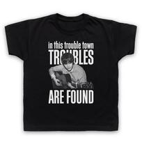 Jake Bugg Trouble Town Indie Rock Musician Kids Child's T-Shirt S gray