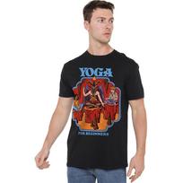 Steven Rhodes Yoga For Beginners Unisex T-Shirt S-5XL, Black 140 black