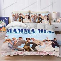 Classic Film Mamma Mia Duvet Cover Set Home Style Bedding Soft Laundry Cotton Bed Four Seasons Student Dormitory Home Textile EU Single 135x200cm