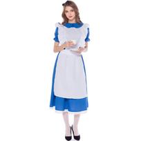 S-XL Halloween maid costume, plus size Oktoberfest sexy maid costume cosplay performance stage costume XL white
