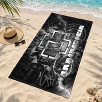 Rammstein Microfiber Beach Towel Quick Dry Sand Free Lightweight Beach Towels for Travel Swimming Camping 80cmx160cm(31x63inch)