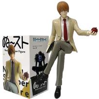 Anime Deathed Noted Yagami Light Ryuk Noodle Stopper Figure Sitting Posture Pvc Figurine Desktop Ornament Collectible Model Toy