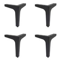 4 Pack Triangle Furniture Leg 15cm Modern Metal Furniture Legs For Cabinets Sofas And Tables Support Leg Hardware Accessories juoda