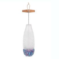 Soda Stream Bottle Brush with Beechwood Handle Glassware Jars Cleaner Kitchen Cleaning Tool Drink Wineglass Cup Cleaning Brush as show