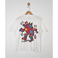 Vintage Keith Haring Pop Art 90s shirt XXXXL brown